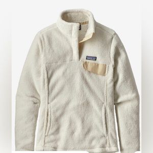 Women’s white Patagonia pullover